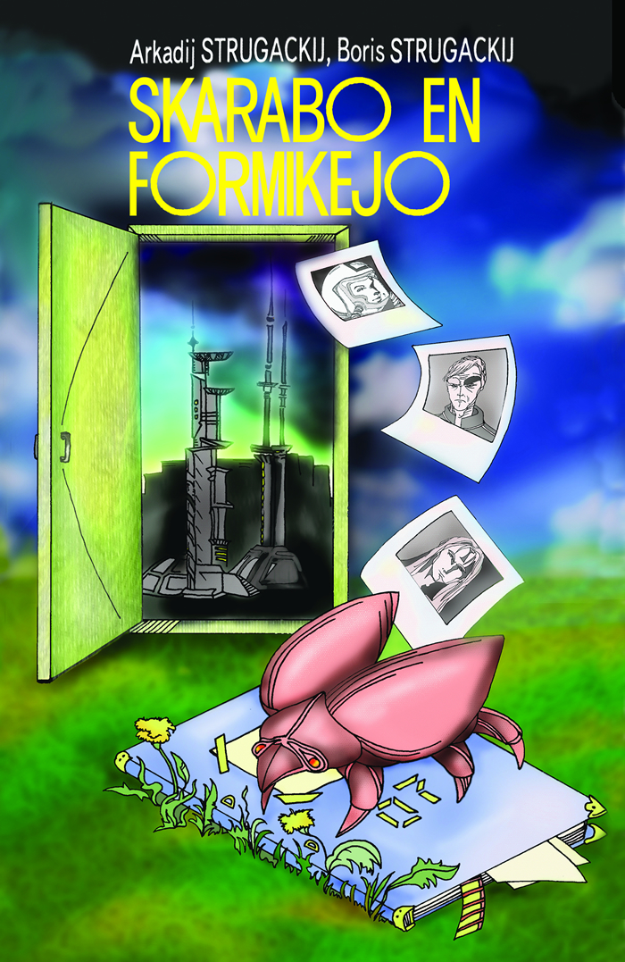 Skarabo en formikejo
